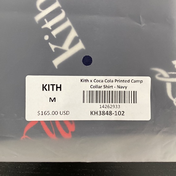 Kith x Coca-Cola Printed Button-Up Camp Collar Shirt - Medium - Picture 12 of 12